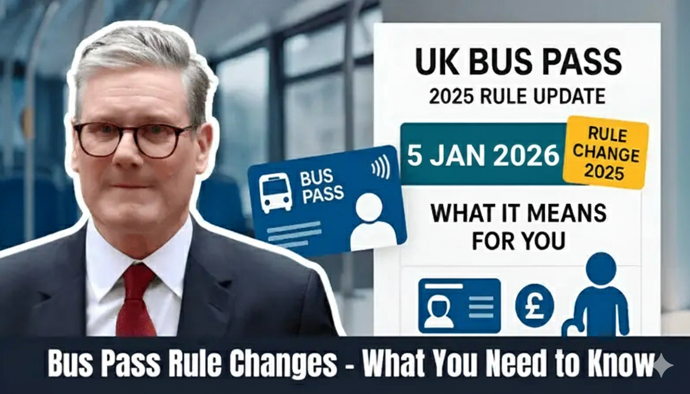UK Bus Pass Rules Change